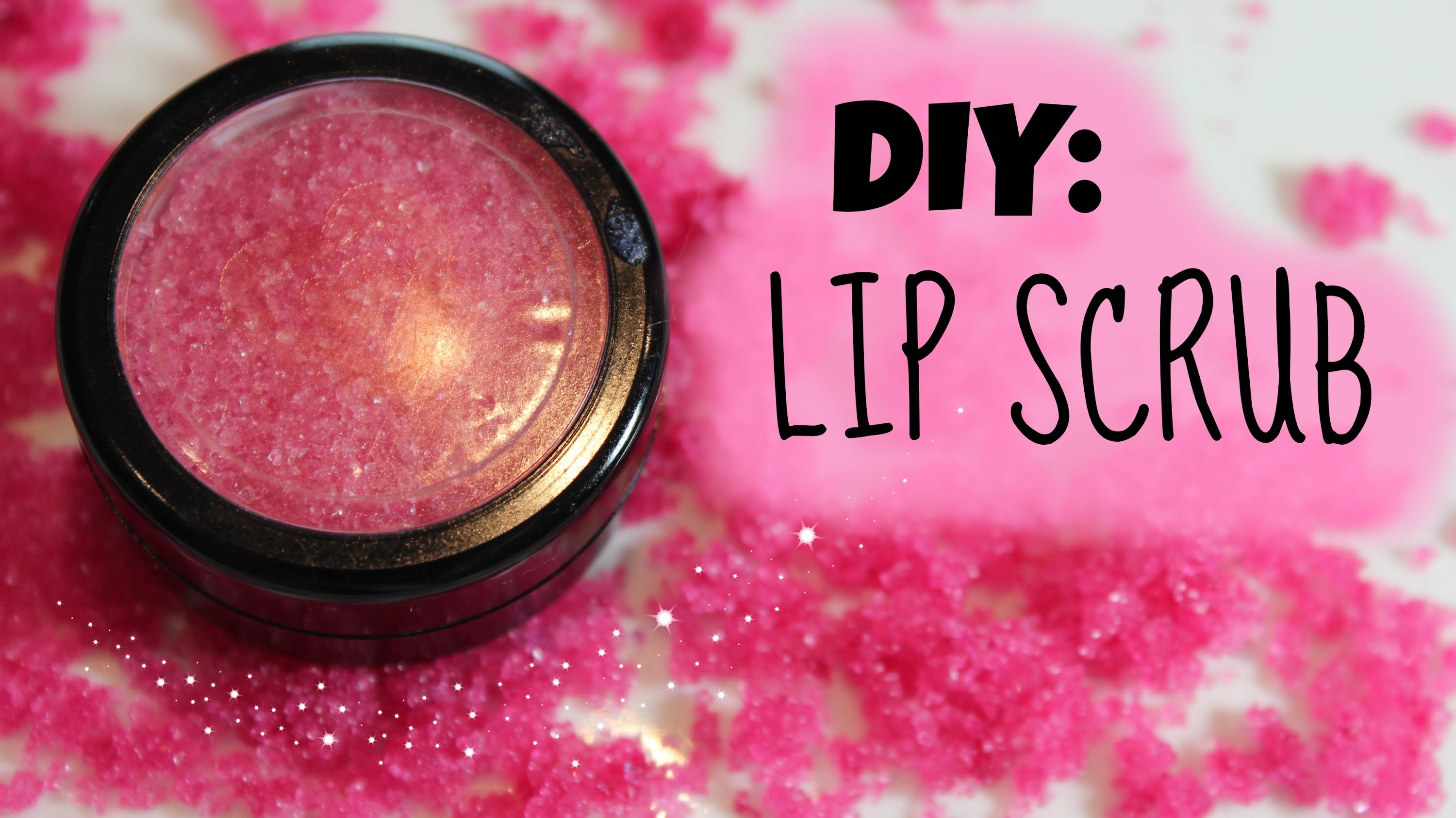 Bubblegum lip scrub diy