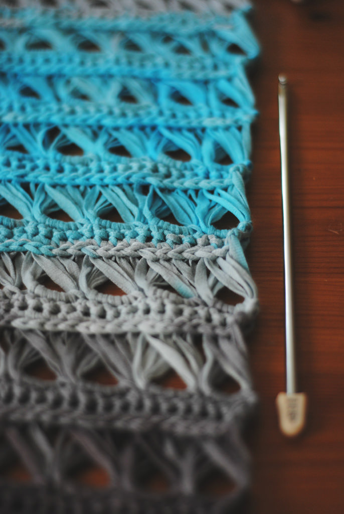 Cotton crochet infinity scarf tutorial