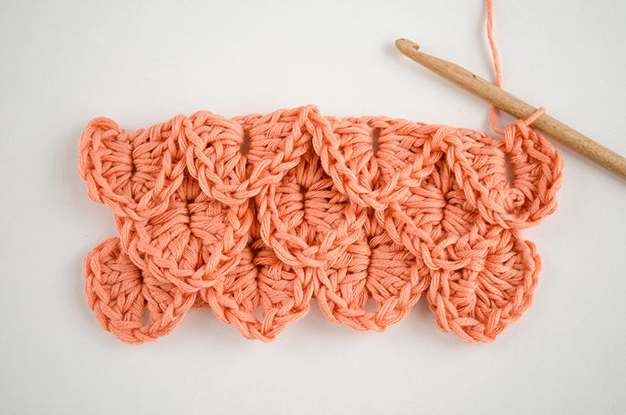 Crocodile crochet stitch tutorial
