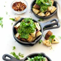 Cropped grilled potatoes with avocado chimichurri jpg
