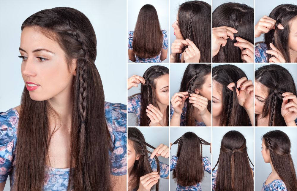 10 STRAIGHT HAIR HEATLESS HAIRSTYLES! SIMPLE & EASY! | LYSSRYANN - YouTube