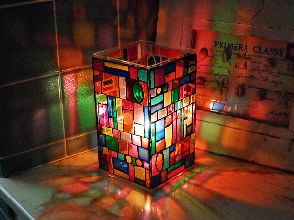 faux stained glass jar｜TikTok Search