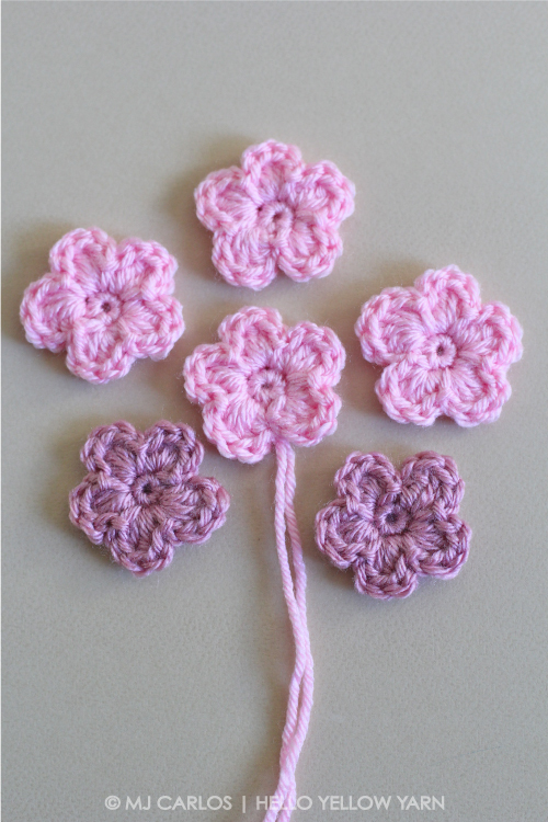 Flower crochet stitch