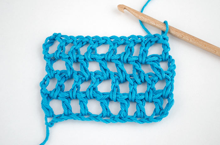 Offset crochet stitch tutorial