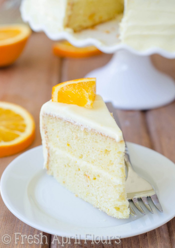 Orange creamsicle cake