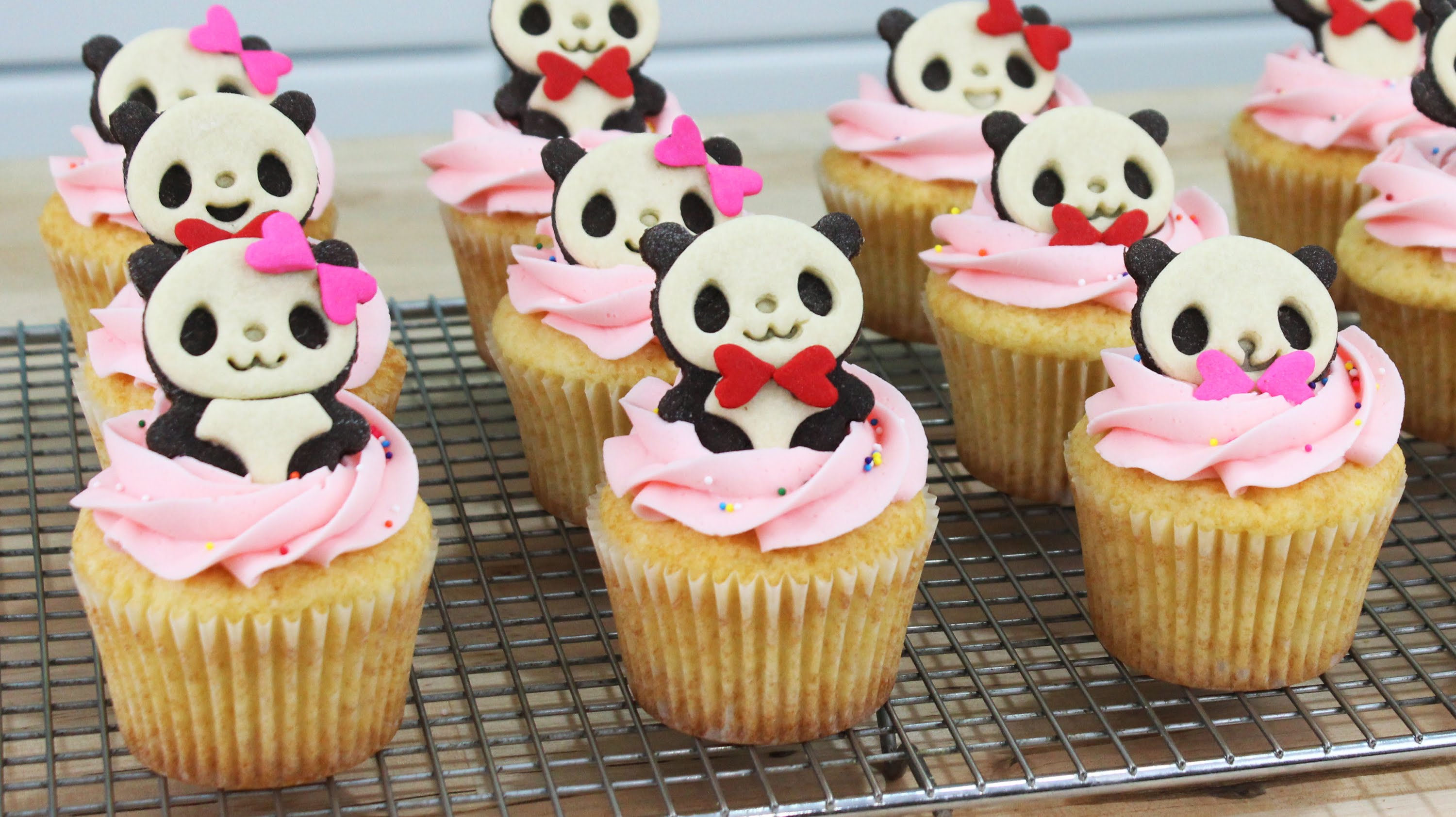 Panda cupcake recipe
