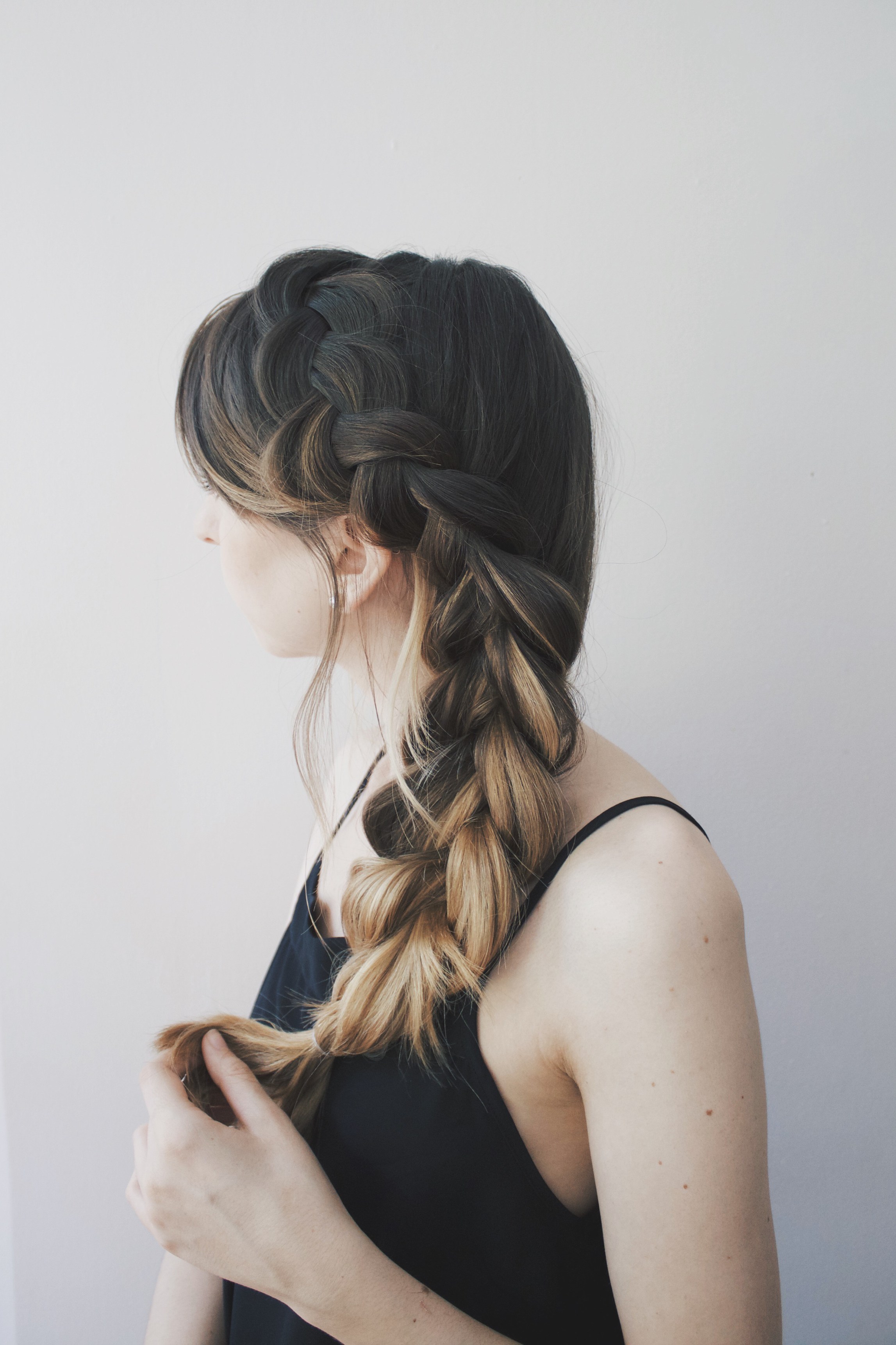 Easy Hairstyle for Long Hair - Side Braid