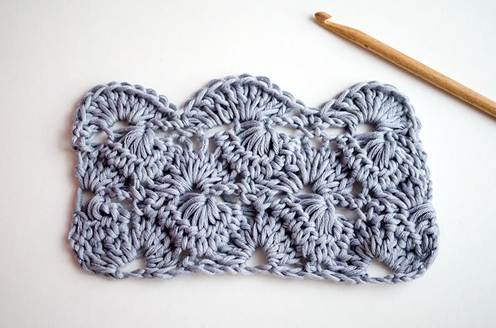 Starburst crochet stitch tutorial