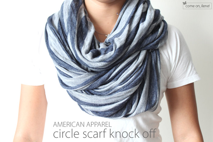 American apparel circle scarf knock off