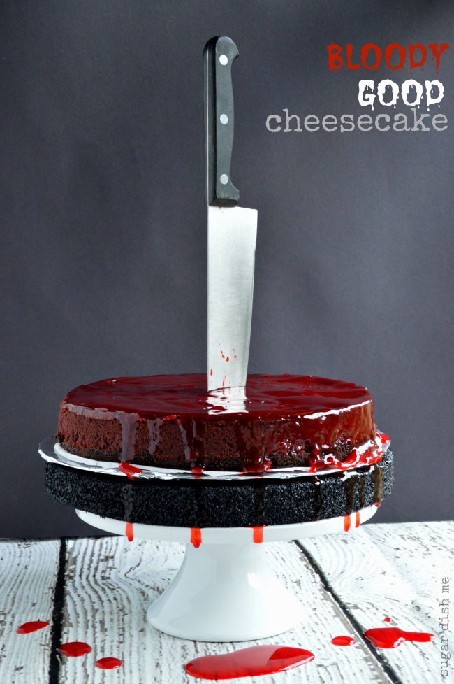 Bloody good cheesecake halloween treats