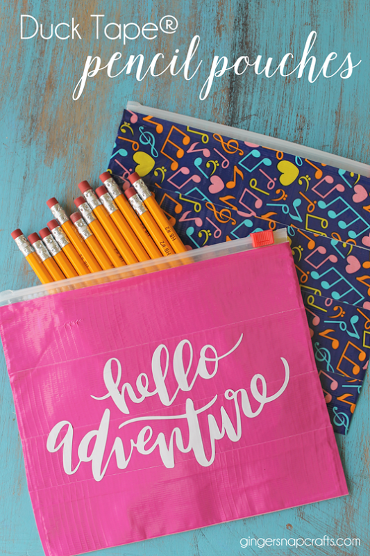 Duck tape® pencil pouches at gingersnapcrafts com #ducktape #backtoschool[2]