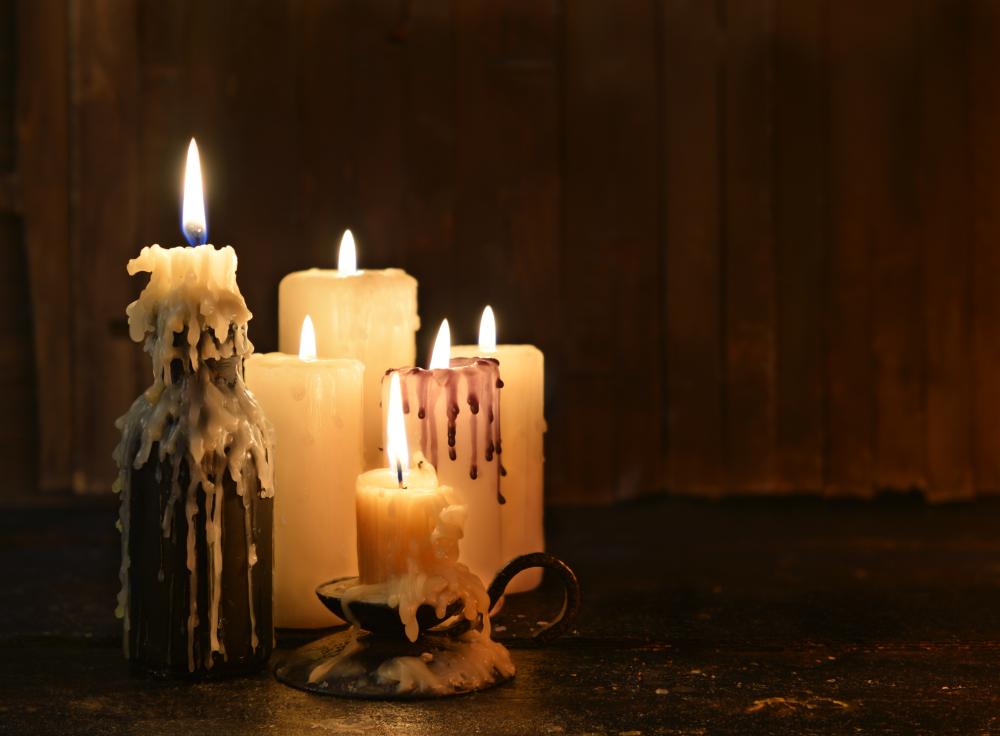 Evil candles scary halloween decorations