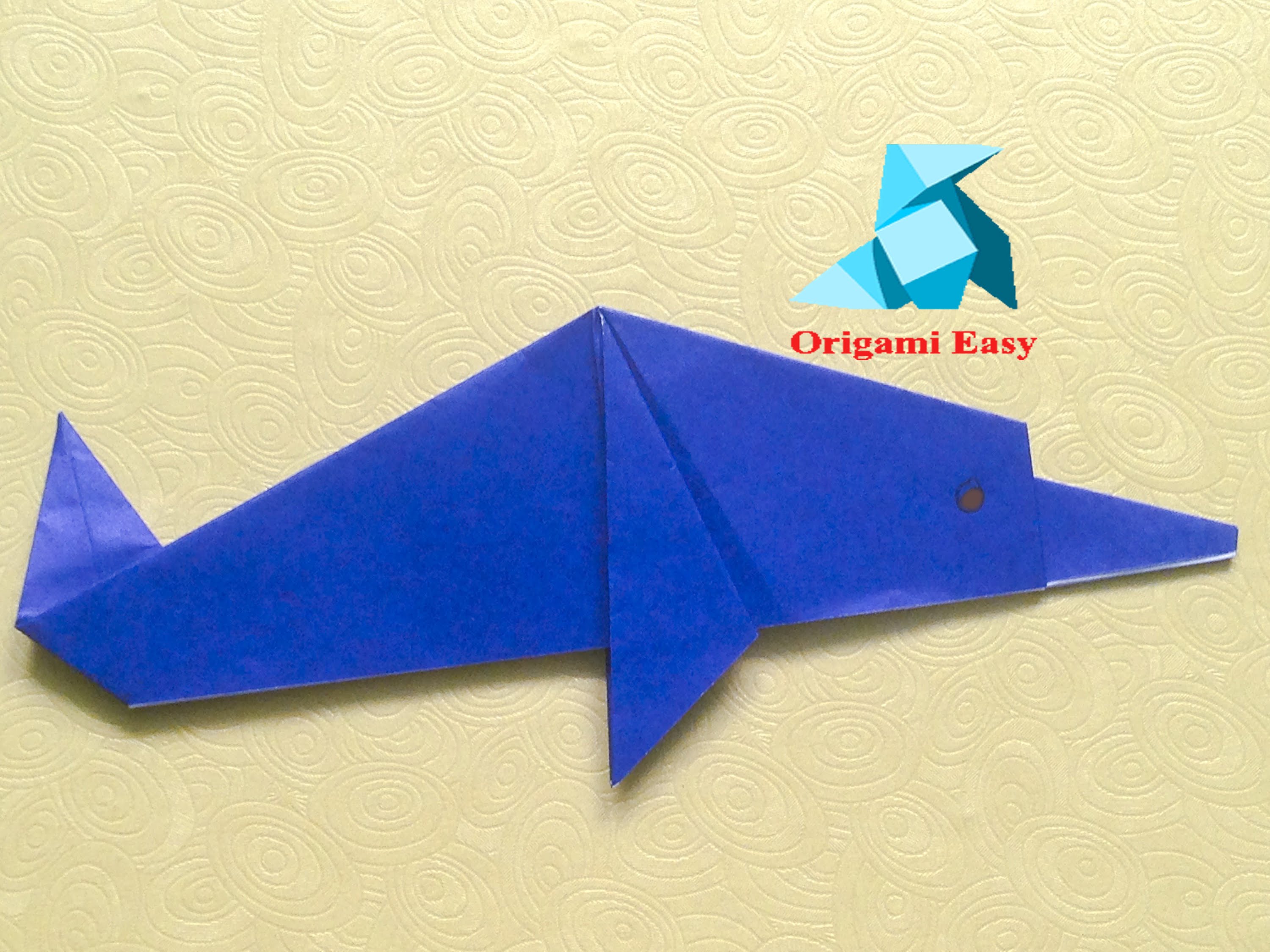 Origami dolphin