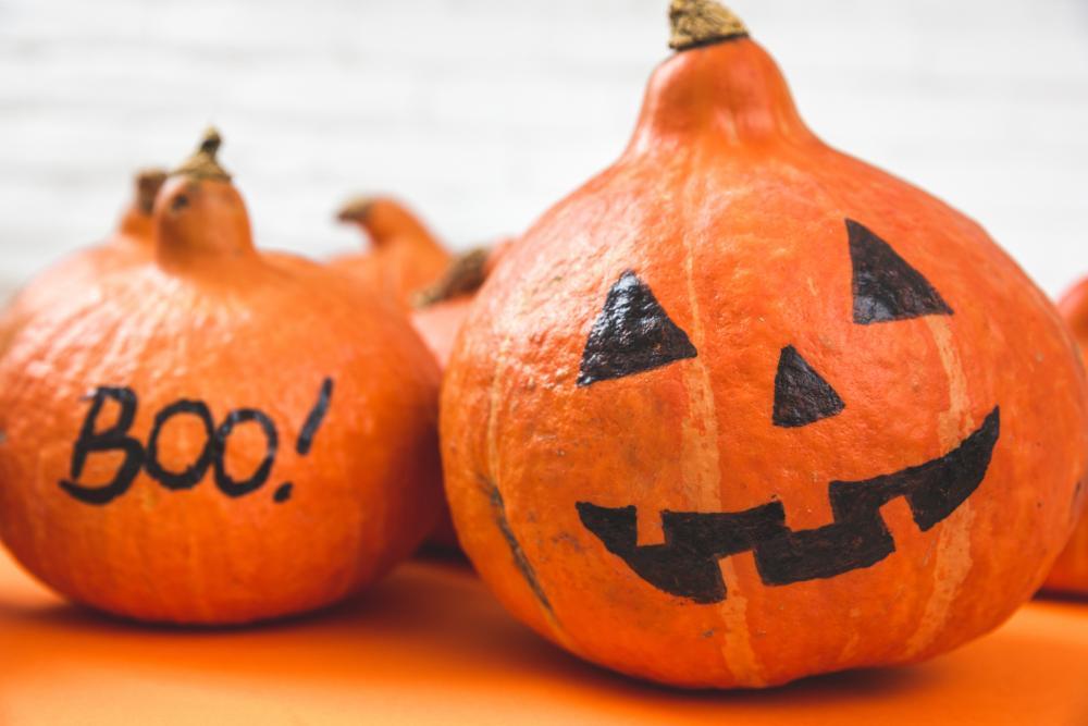CUSTOM PERSONALIZED Pumpkin Fall CANVAS BURLAP BANNER FLAG Halloween Party Xmas