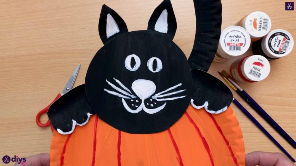 Pumpkin & cat halloween decor easy diy halloween decorations
