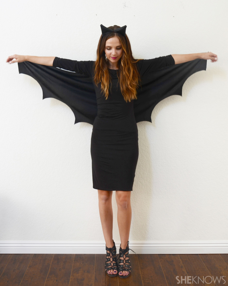 Diy bat halloween costume