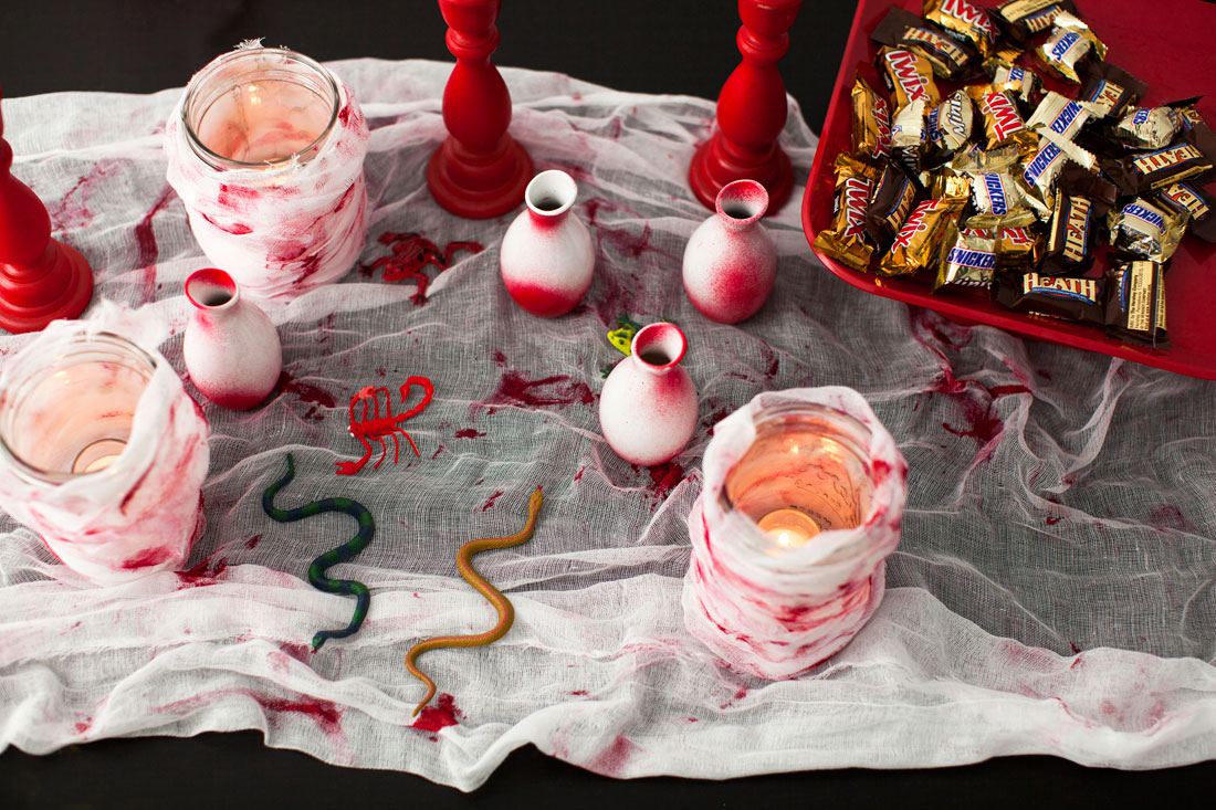 Bloody Table Runner - Scary Halloween Decorations
