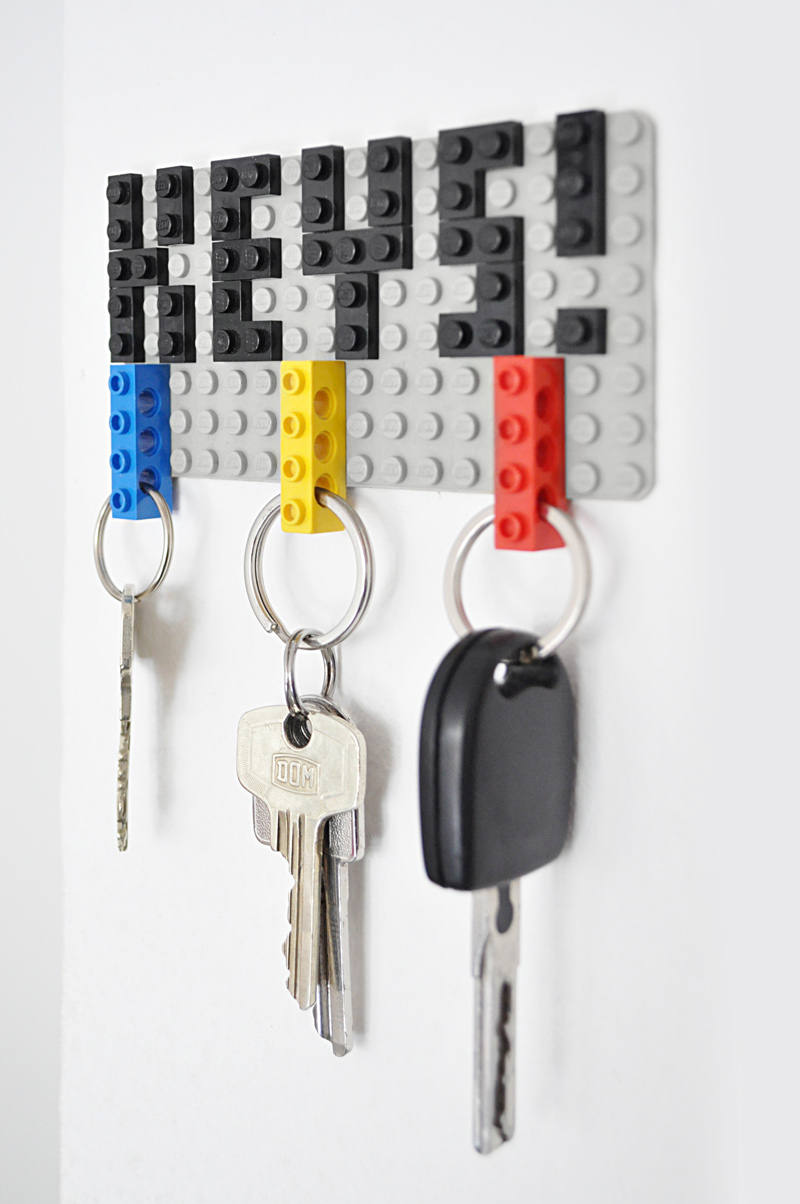 Diy lego key holder