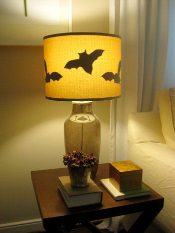 Bat Lamp Homemade Halloween Decoration