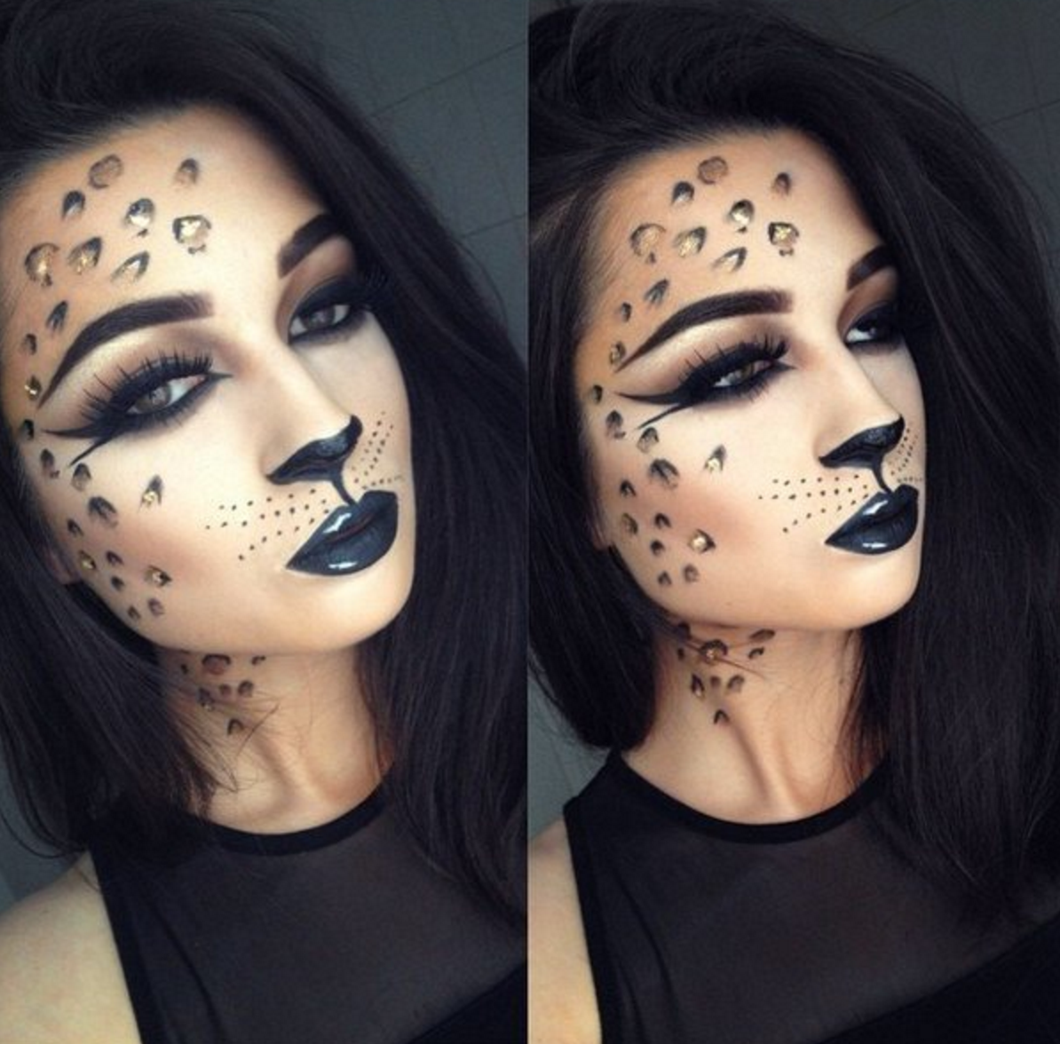 Halloween Makeup: Glamorous Leopard