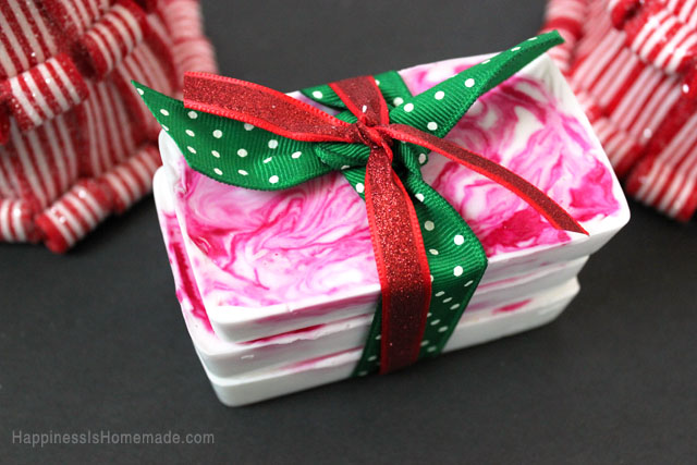 Peppermint Soap - Christmas Crafts for Adults
