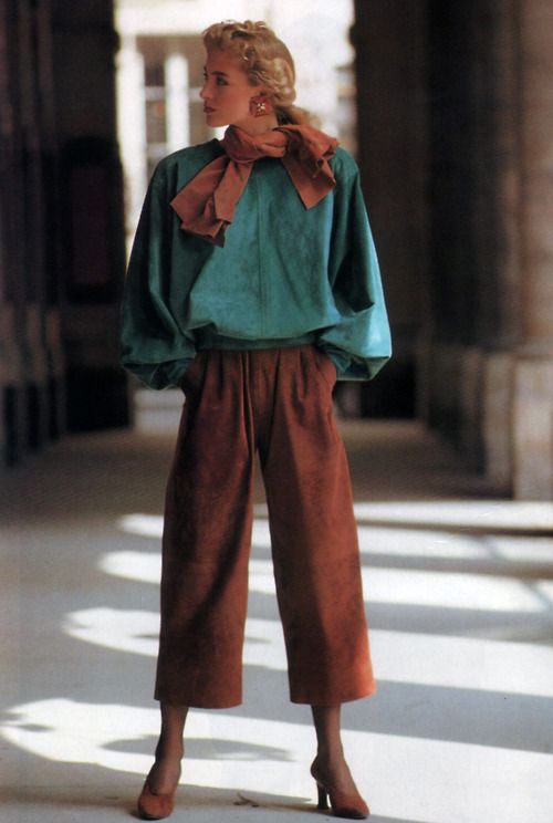 1980's high fashion looks