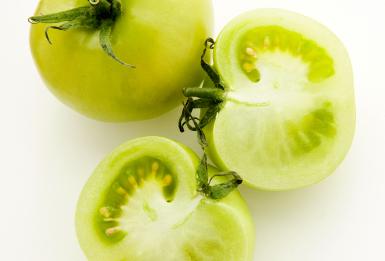 Baked green tomatoes