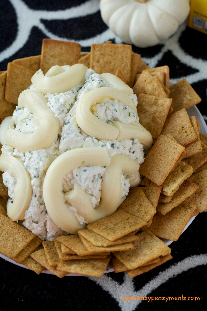 Halloween Themed Snack Brain Cheeseball