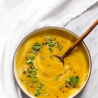 Curry butternut squash soup