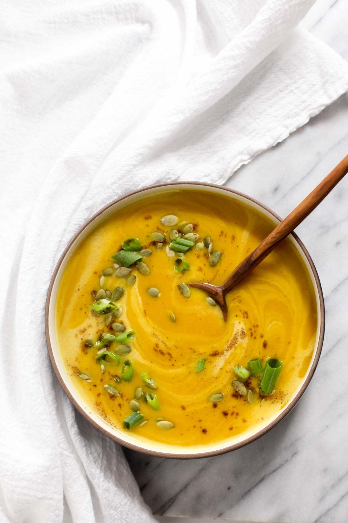 Curry butternut squash soup