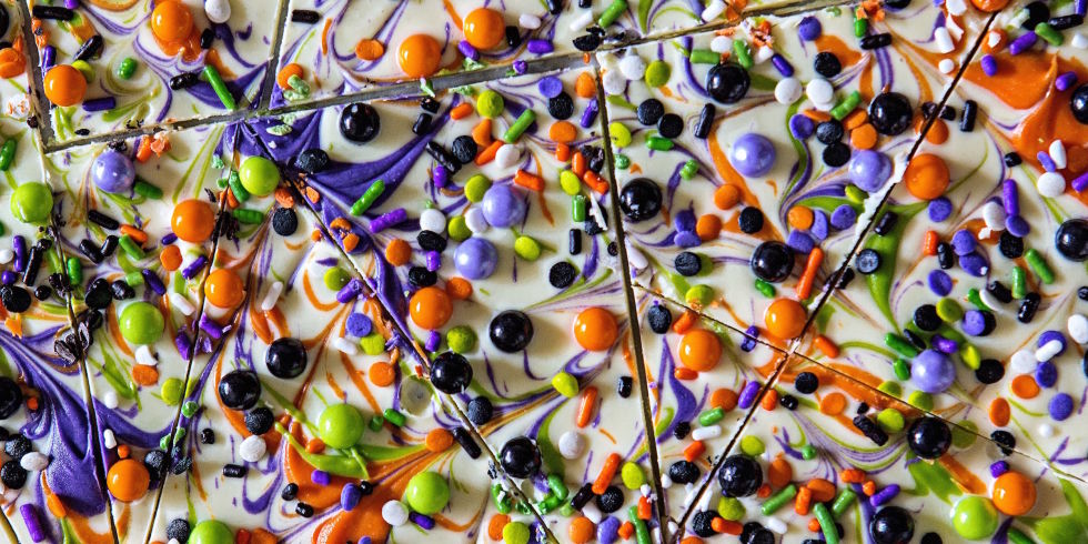 Halloween candy bark recipe