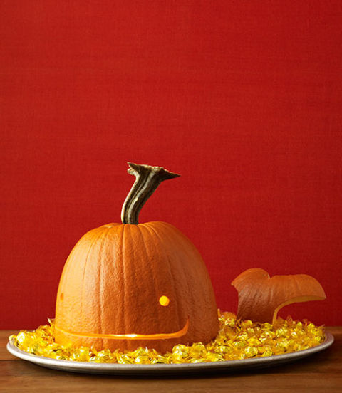 Pumpkin Carving Idea - Happy Whale