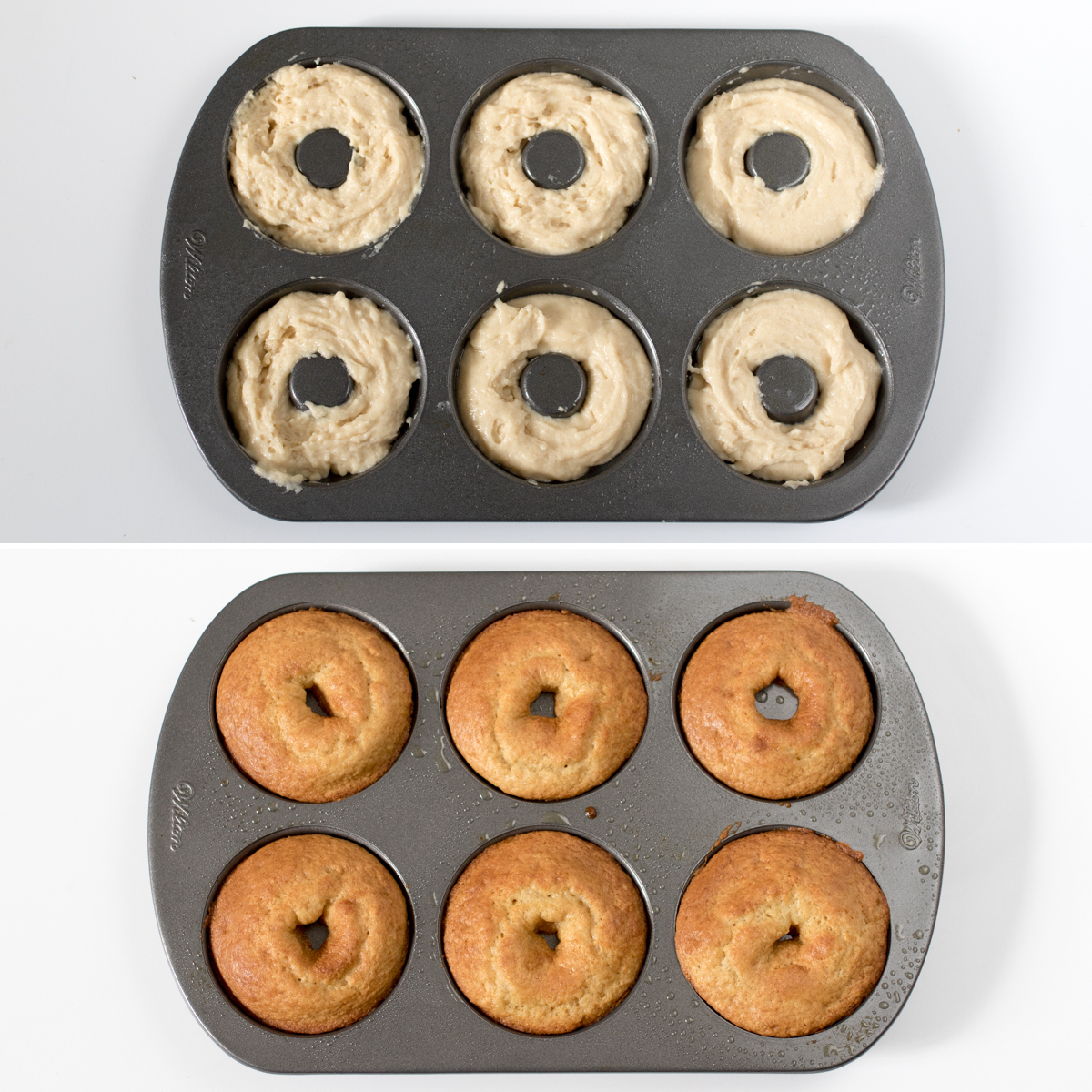 Maple glaze donuts step 2 collage