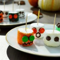 Marshmallow monsters for halloween