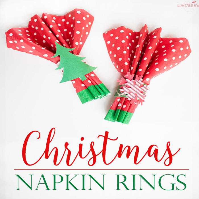 Christmas Napkin Rings - Easy Christmas Craft