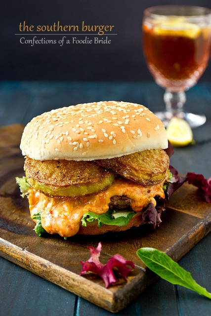 Pimento cheese southern burger