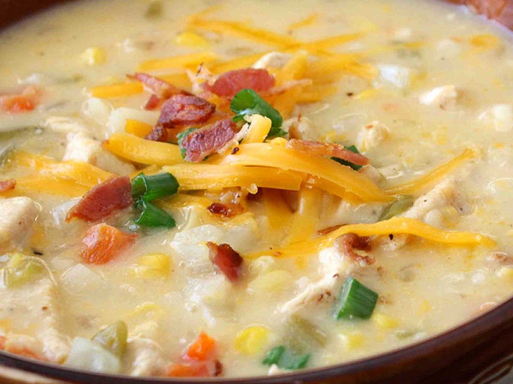 Turkey and corn chowder