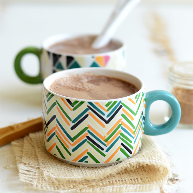 Vegan chai hot chocolate