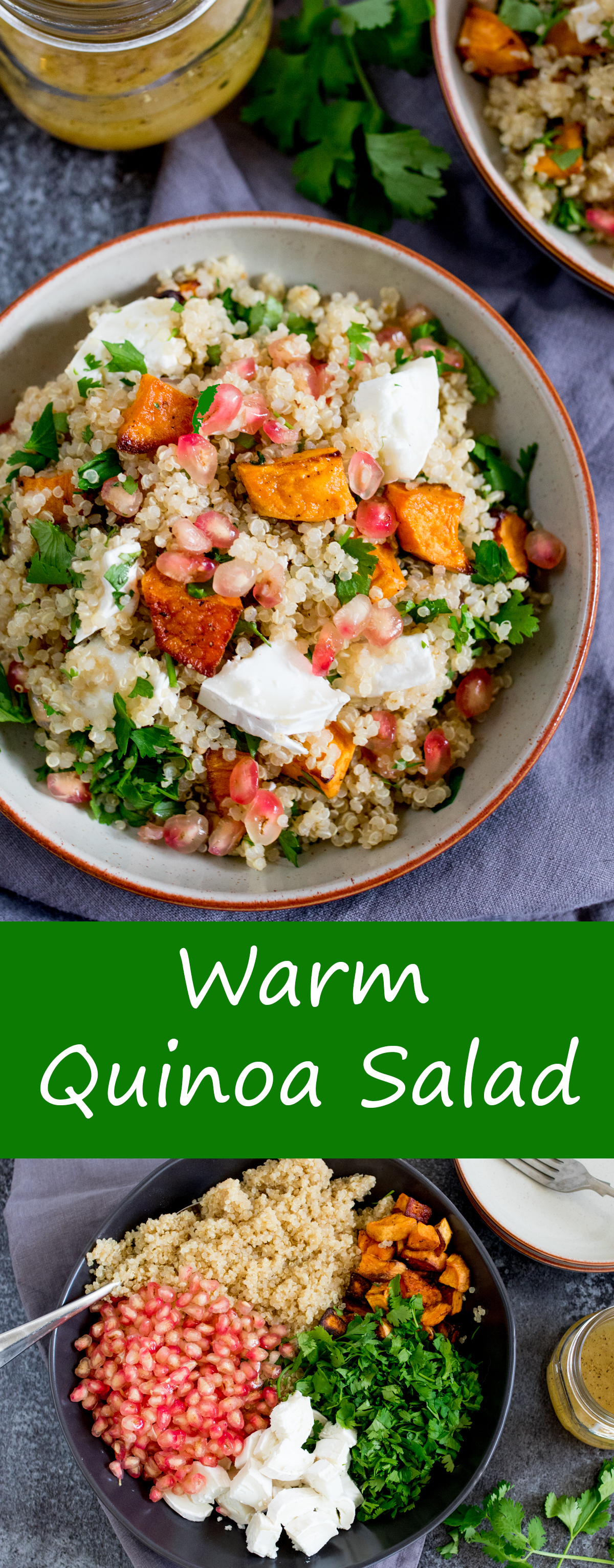 This Warm Quinoa Salad is comfort food that's good for you!