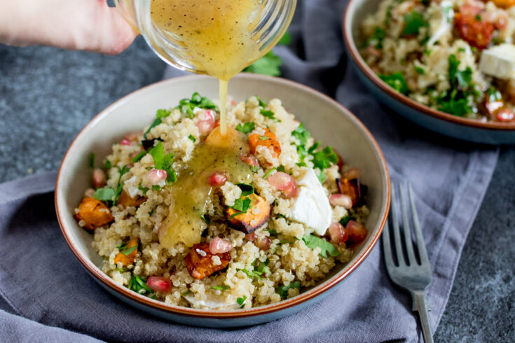 This Warm Quinoa Salad is comfort food that's good for you!