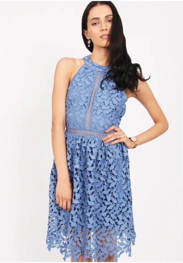 Adelaide lace dress ruche