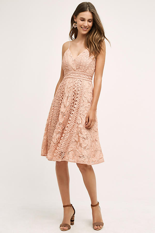 Astrid pink dress anthropology