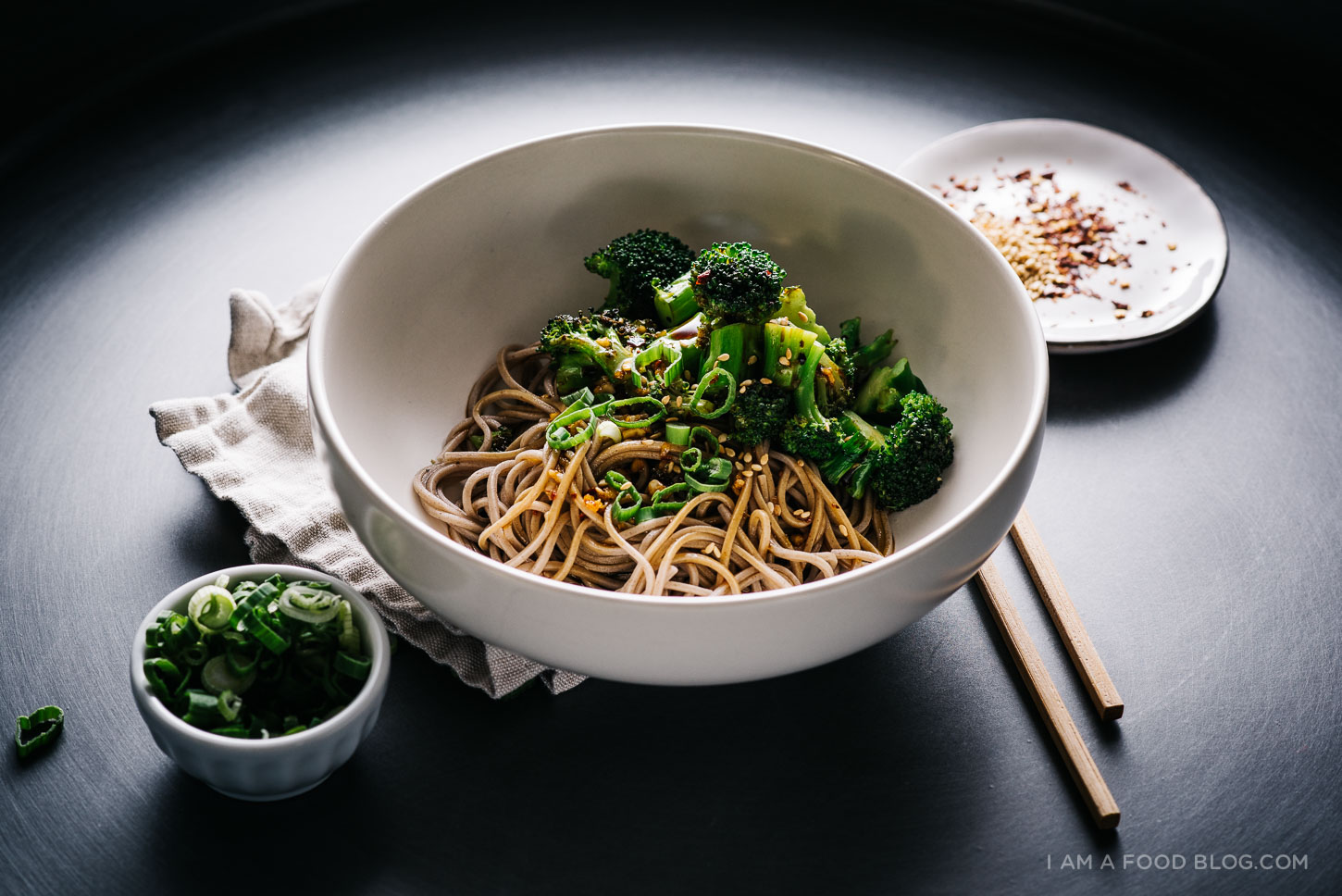 Broccoli soba bowl