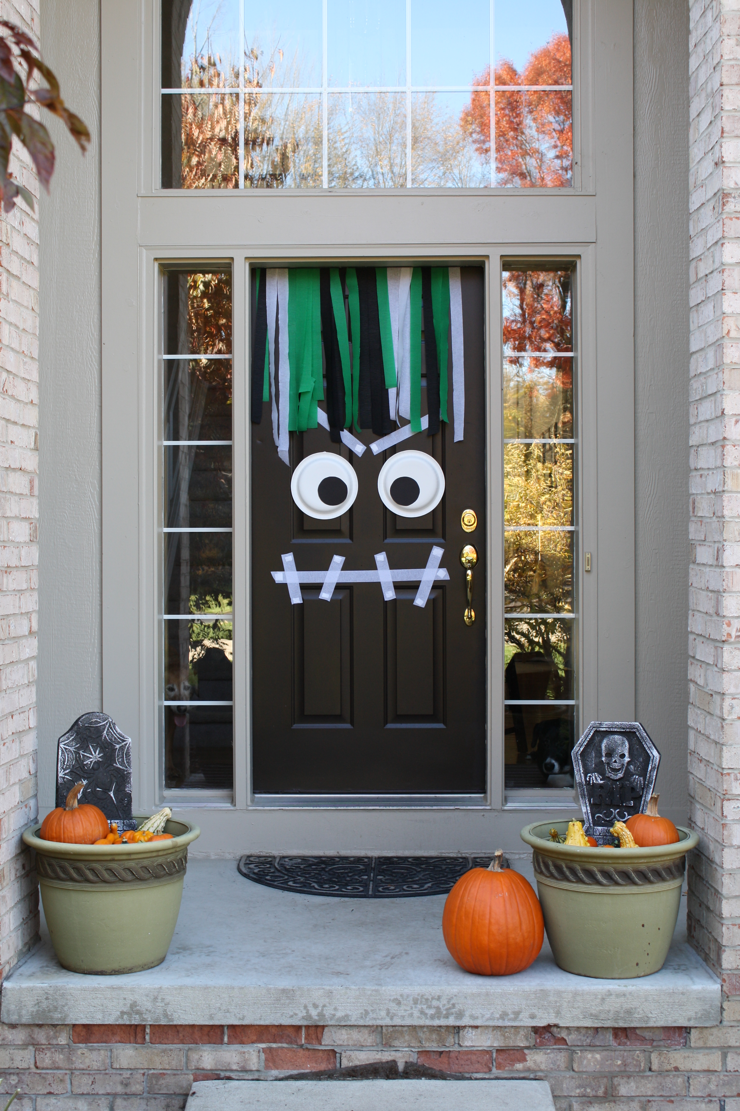 Monster Halloween Door Idea
