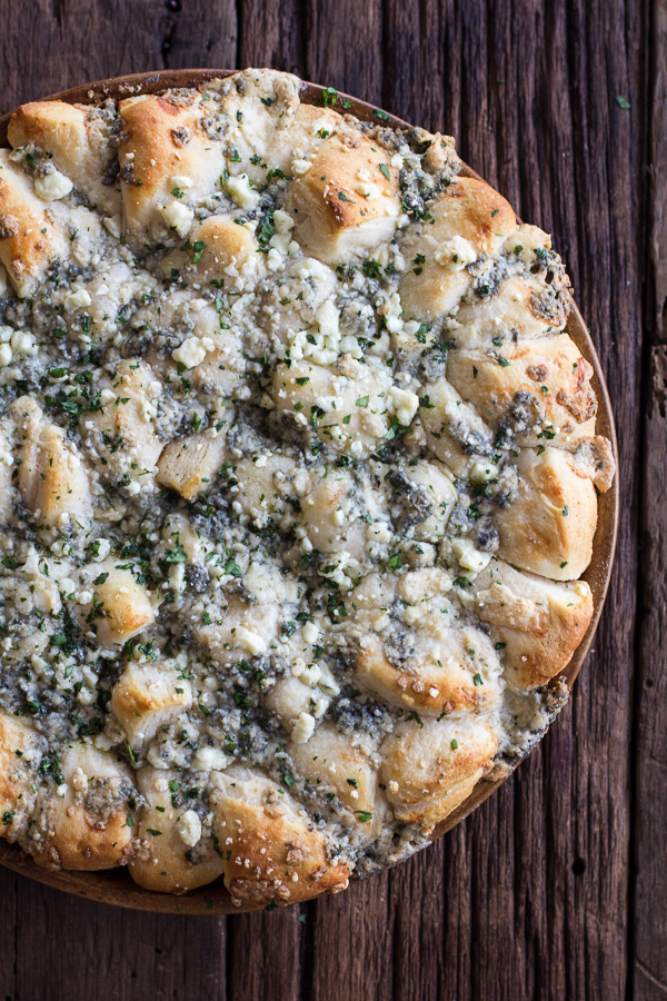3-Ingredient Blue Cheese Bread - Best Thanksgiving Appetizers