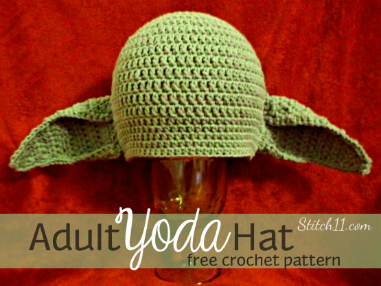 Adult yoda hat