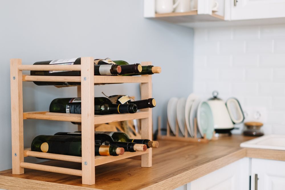 Christmas gift ideas for coworkers wine bottle rack