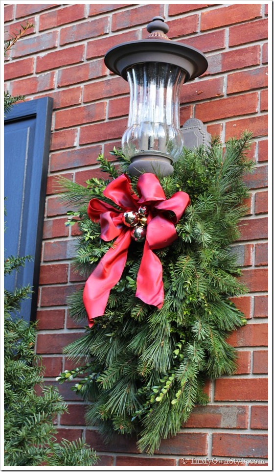Porch Light DIY - Christmas Themed Wedding
