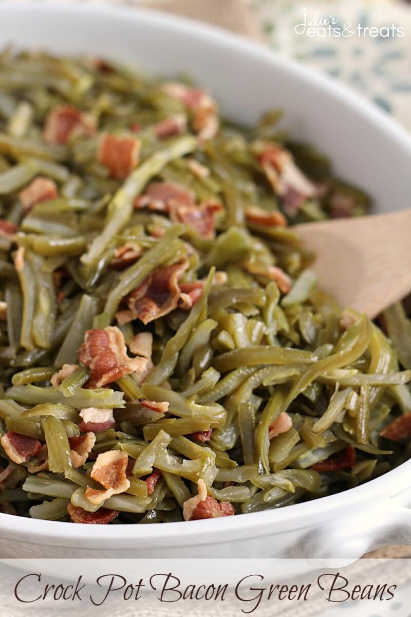 Crock pot bacon green beans