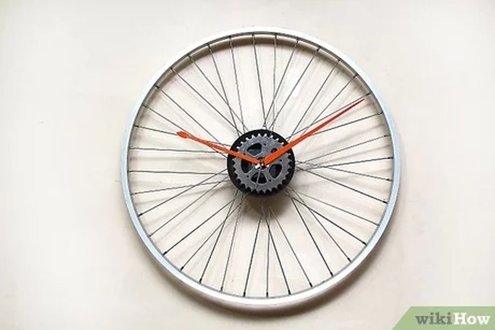 Diy bicycle rim clock good christmas gifts for dad